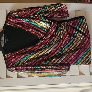 Prelude sequin top